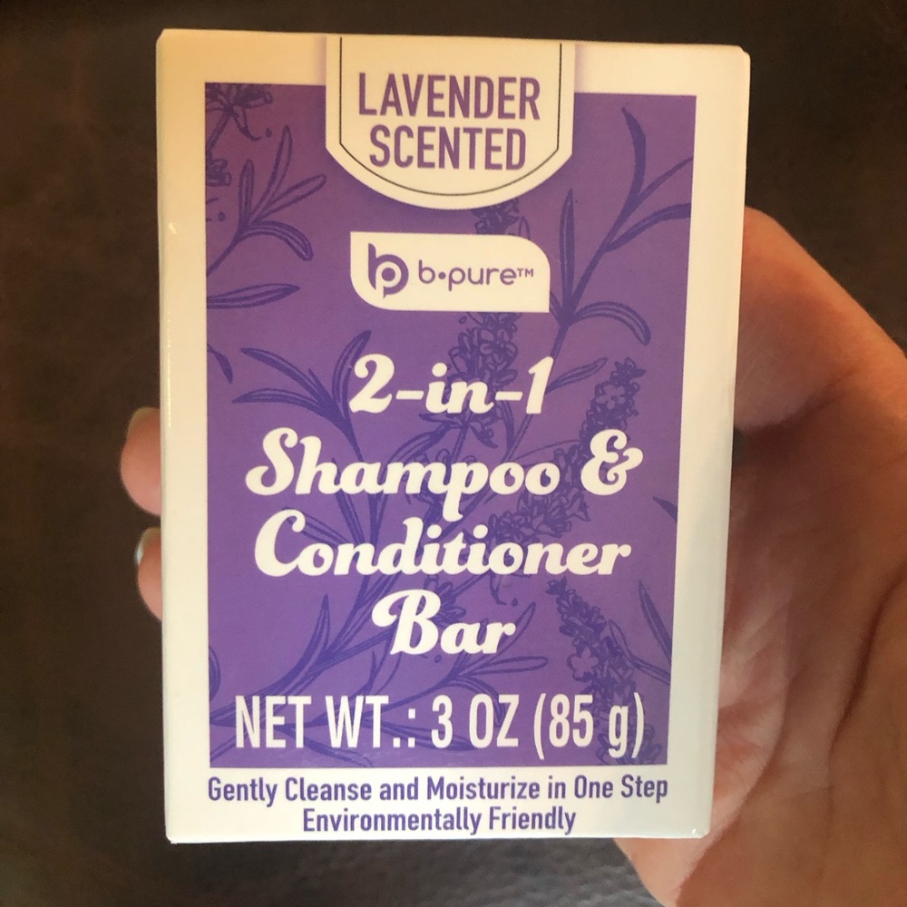 B pure Lavender Scented 2 in 1 Shampoo and conditioner bar